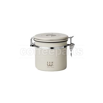 Muvna 250g Coffee Storage Container: White