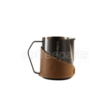 zeroHero Advanced Milk Jug 450ml with Embossed Teflon Black