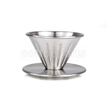 Airflow Coffee Dripper Stainless: 2-4 Cups Stainless Steels
