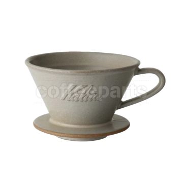 Kalita MI 185 Pottery Wave Coffee Dripper: Sand Beige