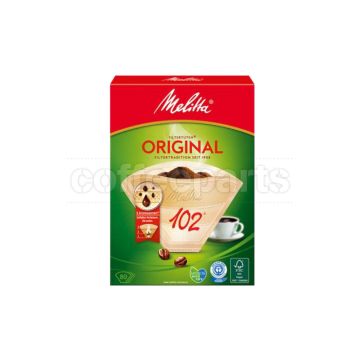 Melitta 102 Brown Paper Filters - 80 Pk 