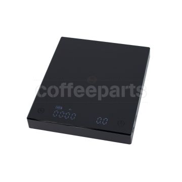 Timemore Black Mirror Basic Plus Coffee Scale with timer functionality.  
