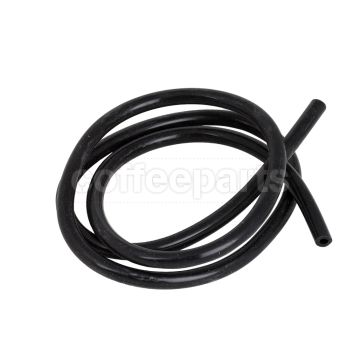 Black silicone tube, 4x8mm