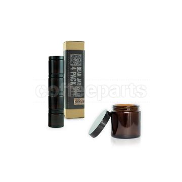 Comandante Spare Bean Jars 4pk - Brown