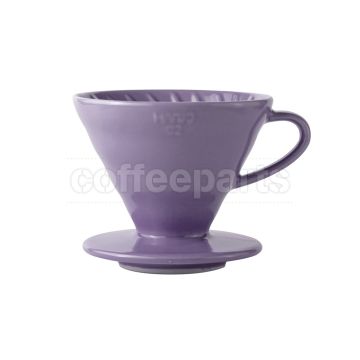 Hario 2-Cup V60 Ceramic Coffee Dripper: Purple