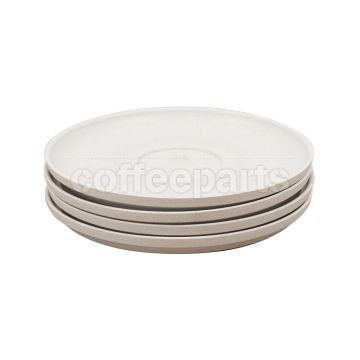 Huskee Set of 4 Universal Natural Saucers