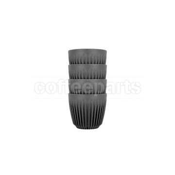 Huskee Set of 4 Charcoal Cups 6oz (177ml)