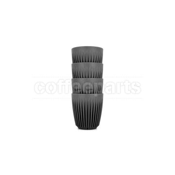 Huskee Set of 4 Charcoal Cups 8oz (237ml)