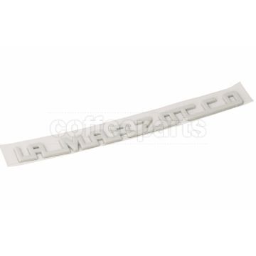 Linea mini badge - white