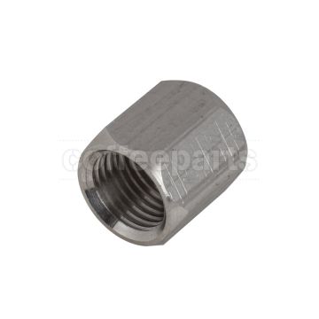 Fitting, SS Cap 3/8"