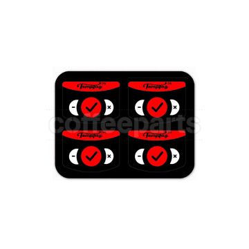 TempTag Stickon Milk Jug Thermometer TRI Red x 4 Stickers