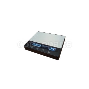 Tiamo Ghost Brew Bar coffee scale with timer functionality included.  