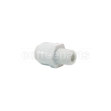 John Guest Straight Adapator NPTF Thread 1/4 Tube 3/8