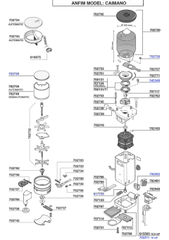 Anfim CAIMANO Grinder Parts