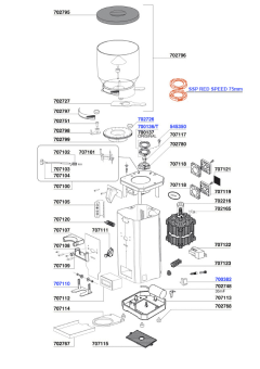 Anfim SP2 Grinder Parts