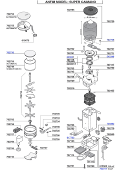 Anfim SUPER CAIMANO Grinder Parts