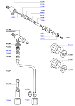 Bezzera - Steam and hot water valves 2