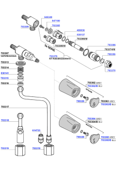 Bezzera - Steam and hot water valves 4