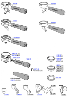 Boema - Portafilters and filter baskets for e61 head