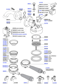 Conti - Group head solenoid operated and portafilters