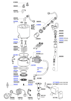 ECM Germany - Casa V Grouphead & Steam Arm Components