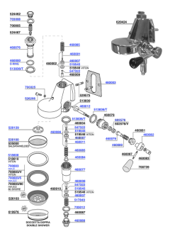 ECM - Group head e61 lever operated