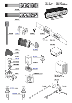 Elektra - Touch pads, switches and electrical components