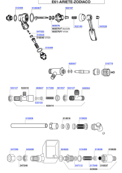 Faema - water inlet valves and drip trays