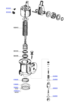 Faema - Lever group head