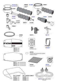 Faema - e61 and faemina miscellaneous parts
