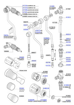 Faema - Steam and hot water valves