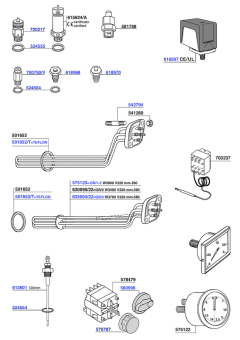 Futurmat - Elements, gauges, boiler and electrical components