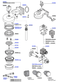 Gaggia - Group head solenoid operated