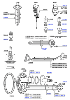 Gaggia - Elements and boiler components