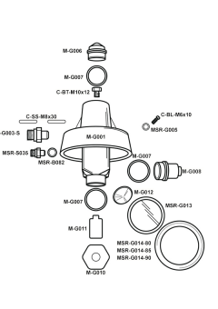 Kees Mirage Group Without Preinfusion Cylinder 