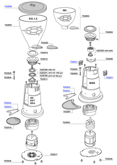 Macap - Hopper and main body parts