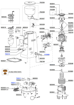 Mazzer - Electronic Robur parts