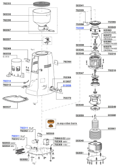 Mazzer - Manual Robur parts