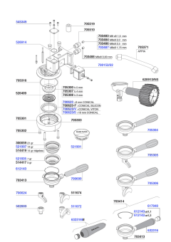 NS - Group head solenoid operated and portafilters