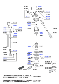 Europiccolo group head and sight glass