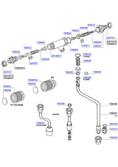 Pavoni - Steam and hot water valves