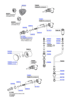 Pavoni - Steam and hot water valves