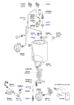 Profitec - PRO 600 Boiler Components