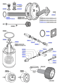 Rancilio - Elements, gauges and boiler components