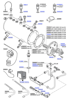 Rancilio - Elements and boiler components
