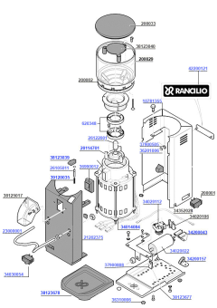 Rancilio Rocky SD Doserless Grinder Parts