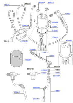 Rancilio Silvia M V5 Boiler, Pump and Steam Valves