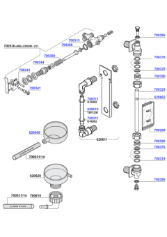 Rancilio - Water inlet, level and drain