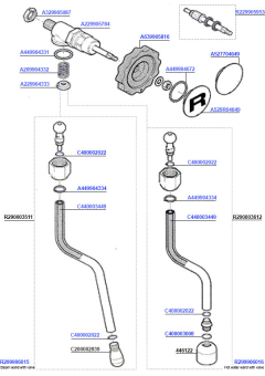 Rocket Steam and Hot Water Valves ("R" Badge Models)