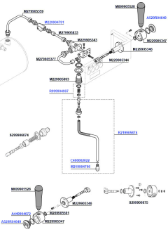 Rocket R9 Steam Arm Assembly